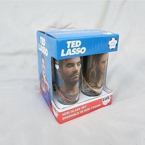 Ted Lasso Shot Glasses-Set of 4, new